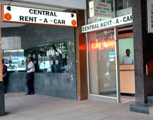 Central rent a car. nairobi,